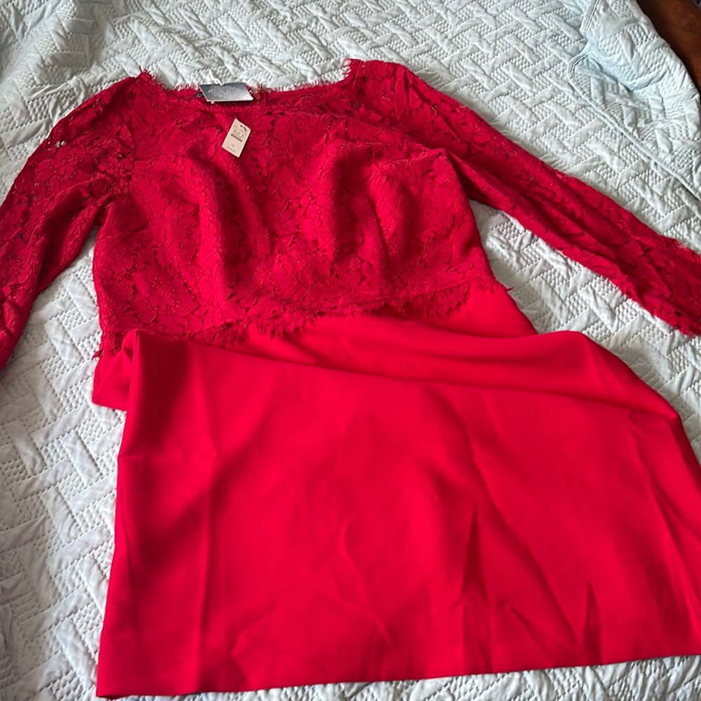 TALBOTS lace formal type dress size 16